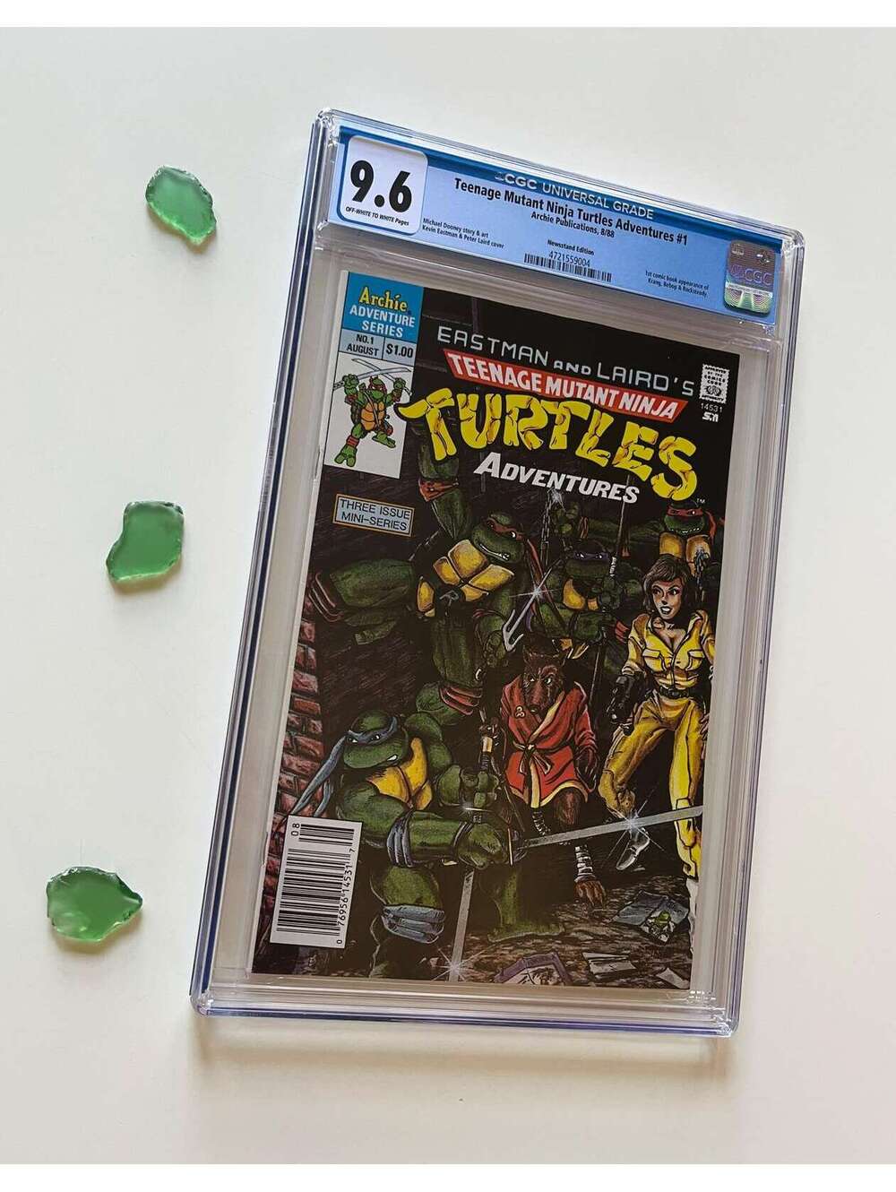 Teenage Mutant Ninja Turtles Adventures #1 CGC 9.6 (1989) 1st Apps • TMNT Comic